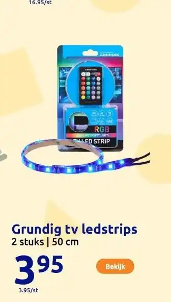 Action Grundig tv ledstrips aanbieding