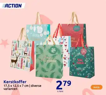 Action Kerstkoffer aanbieding