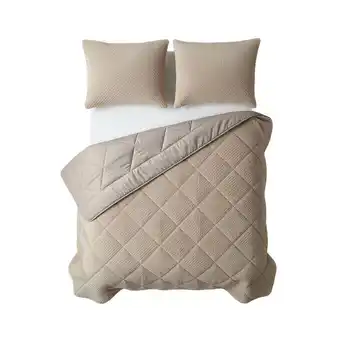 Action Lazy all-in-one dekbed Teddy fur - taupe aanbieding