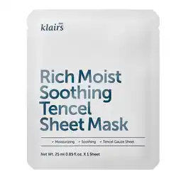 Douglas Dear Klairs Rich Moist Soothing Tencel Sheet Mask aanbieding