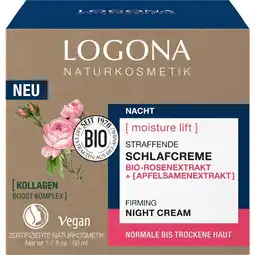 Douglas Logona Moinsture Lift Verstevigende slaapcrème aanbieding