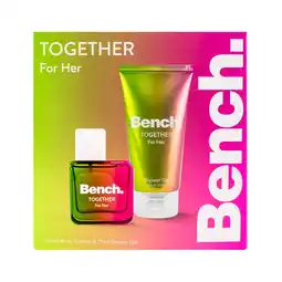 Douglas Bench. Together For Her Eau de Toilette 30 ml Set aanbieding
