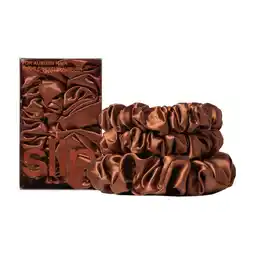 Douglas Slip slip pure zijde back to basics geassorteerde scrunchies - koperkleurig aanbieding