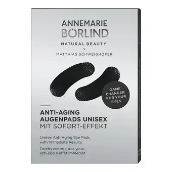 Douglas ANNEMARIE BÖRLIND UNISEX ANTI-AGING EYE PADS MET ONMIDDELLIJK EFFECT van Matthias Schweighöfer aanbieding