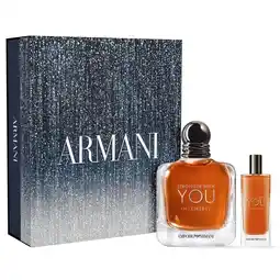 Douglas Armani Emporio Armani Stronger with YOU Intensely EDP Xmas Set aanbieding