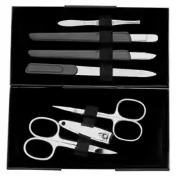 Douglas ERBE Magic Box Manicure Case, silver shiny, 7 pcs aanbieding