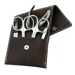 Douglas ERBE Manicure Pocket Case Range Mountain Bear, brown, 5 pcs aanbieding