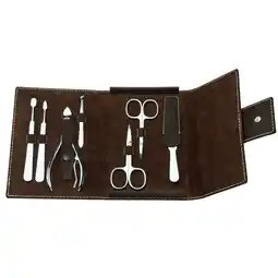 Douglas ERBE Manicure Snap Button Case Range Mountain Bear, brown, 7 pcs aanbieding