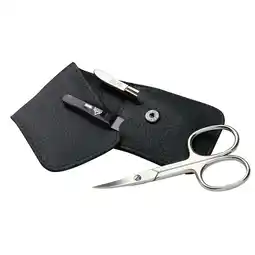 Douglas ERBE Siena Manicure Set Pocket Case Range Siena, black, 3 pcs aanbieding