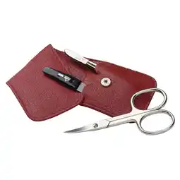 Douglas ERBE Siena Manicure Pocket Case Range Siena, red, 3 pcs aanbieding