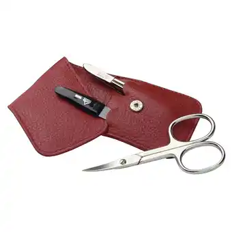 Douglas ERBE Siena Manicure Pocket Case Range Siena, red, 3 pcs aanbieding