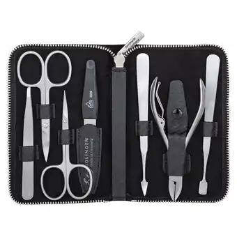 Douglas ERBE Carbon Manicure Zipper Case Range Carbon, black, 7 pcs aanbieding