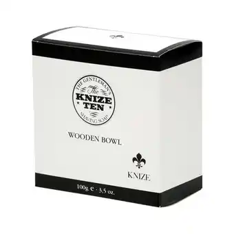 Douglas Knize Shaving Soap in Woodbowl aanbieding
