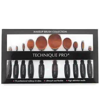 Douglas Technique Pro Techniek pro ovale make -up borstels - 10 stuks aanbieding