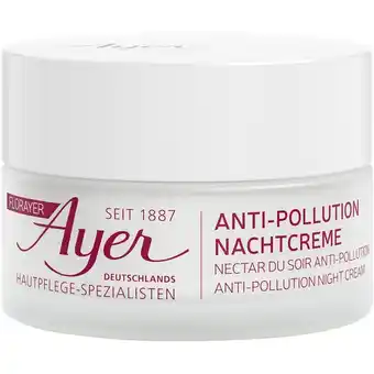 Douglas Ayer Anti-Pollution Night Cream aanbieding