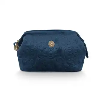 Douglas PIP Studio Velvet Quiltey Days make-up tas blauw aanbieding