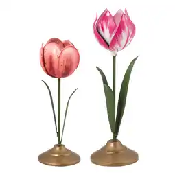 Douglas PIP Studio Tulpen Kandelaar Geel Set van 2 aanbieding