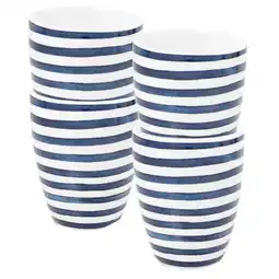 Douglas vtwonen Painted Mok zonder oor set van 4 aanbieding