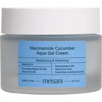 Douglas Meisani Niacinamide Cucumber Aqua Gel Cream aanbieding
