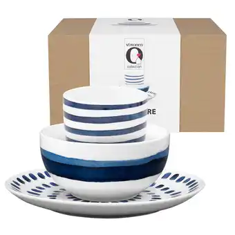 Douglas vtwonen Beschilderde Ontbijtset (Set van 3) aanbieding