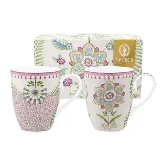 Douglas PIP Studio Mokken Lily&Lotus set van 2 aanbieding