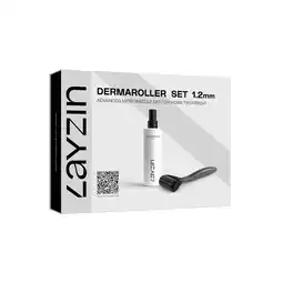 Douglas LAYZIN Dermaroller Set 1,2 mm inclusief Cleansing Spray aanbieding