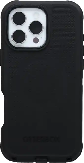 Coolblue Otterbox Defender Apple iPhone 16 Pro Max Back Cover Zwart met MagSafe aanbieding