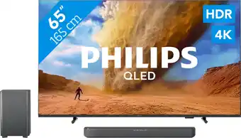 Coolblue Philips 65 PUS7800 QLED 4K (2025) + Philips TAB5309 aanbieding