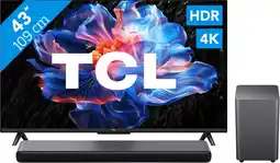 Coolblue TCL 43 Led P61K 4K (2025) + TCL S55H 2.1 Soundbar aanbieding