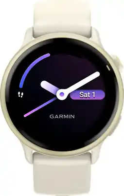 Coolblue Garmin Vivoactive 6 Music Goud/Wit aanbieding