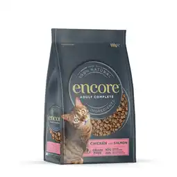 Zooplus 2x800g Encore Cat kip met zalm droogvoer voor katten aanbieding