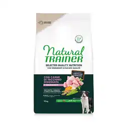 Zooplus Natural Trainer Selected Quality Nutrition Adult Medium & Maxi Kalkoen - Dubbelpak: 2 x 10 kg aanbieding