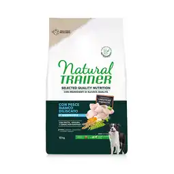 Zooplus Natural Trainer Selected Quality Nutrition Adult Medium & Maxi Witte Vis - Dubbelpak: 2 x 10 kg aanbieding