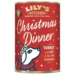 Zooplus Lily's Kitchen Diner 1 x 400 g - Kerstmaaltijd met kalkoen aanbieding