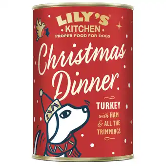 Zooplus Lily's Kitchen Diner 1 x 400 g - Kerstmaaltijd met kalkoen aanbieding