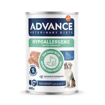 Zooplus 4 + 2 gratis! Advance Veterinary Diets natvoer voor honden 6 x400 g aanbieding