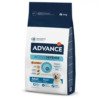 Zooplus 15+3/11,5+2,5/10+2/10+1,5/6+1,5/6+1 kg Advance droogvoer voor honden - Maxi Adult 14 kg aanbieding