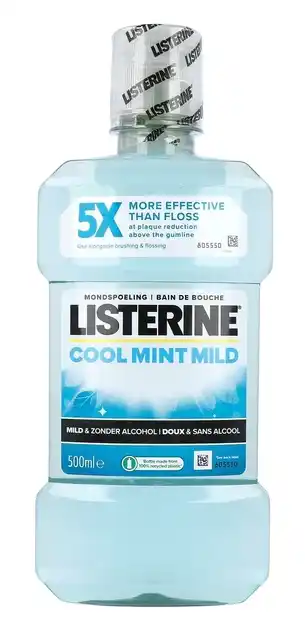 De Online Drogist Listerine Cool Mint Mild Mondspoeling aanbieding