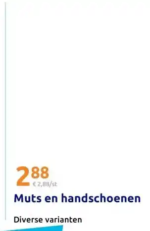 Action Muts en handschoenen aanbieding