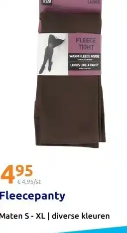 Action Fleecepanty aanbieding