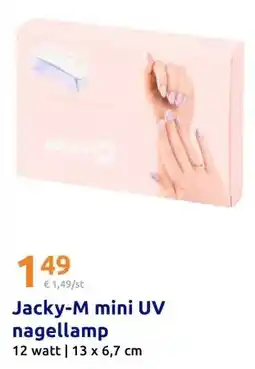 Action Jacky-M mini UV nagellamp aanbieding