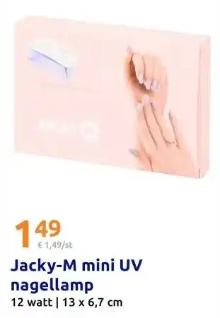 Action Jacky-M mini UV nagellamp aanbieding