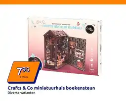 Action Crafts & Co miniatuurhuis boekensteun aanbieding