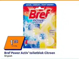 Action Bref Power Activ' toiletblok Citroen aanbieding