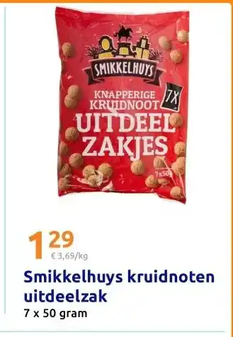 Action Smikkelhuys kruidnoten uitdeelzak aanbieding