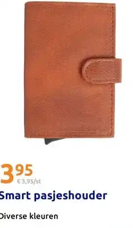 Action Smart pasjeshouder aanbieding