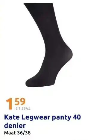 Action Kate Legwear panty 40 denier aanbieding