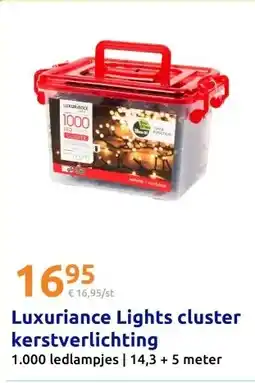 Action Luxuriance Lights cluster kerstverlichting aanbieding