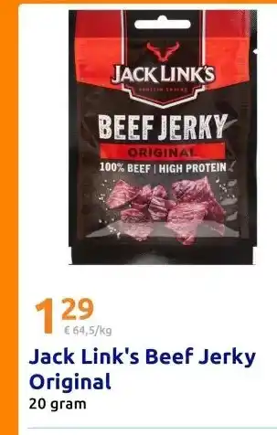 Action Jack Link's Beef Jerky Original aanbieding