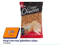 Action King's Harvest gebakken uitjes aanbieding